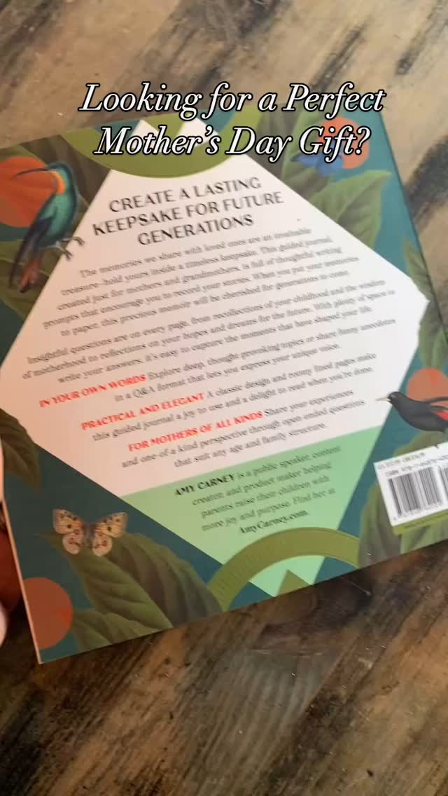 Motherās Day is just around the cornerāso this year, go beyond flowers or gift cards.
Give Mom the gift of being remembered.
Grab the 100 Questions for Mom Journalāa beautiful way to preserve her stories, wisdom, and legacy.
š¬ Thoughtful prompts to help her reflect and share
āļø Her memories, in her own handwriting
š A keepsake your family will treasure for generations
Tap the link in my bio to orderāor comment MOM and Iāll DM you the link directly!