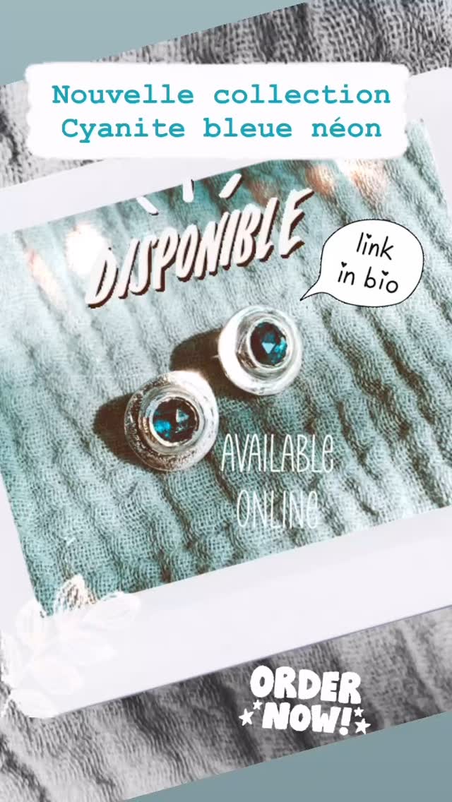 💫Nouvelle collection autour de la cyanite bleue néon 🦋 toujours des bijoux simple et raffinés avec différents effets de texture 🤩 disponible sur ma boutique en ligne 🎁 Lien en bio 👆Attention quantités limitées !🫣 première arrivée, première servie 🤗
#bijouxcreateur #handmadejewelry #artisanat #bijoux #faitmain #artisane #argent925 #pierrebleue #labaule #loireatlantique #lepouliguen