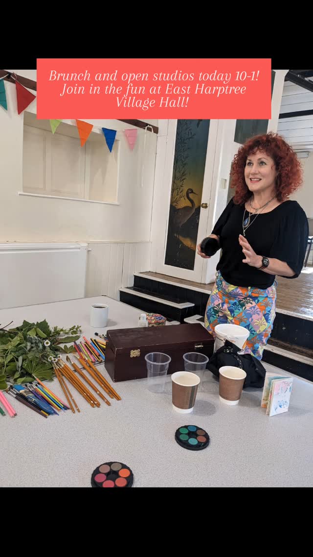 The Arts Hub Brunch has started! Pop by to meet our lovely artists @amyhutchingsprints and @emmapowelletc, have a go at their fabulous crafts, see the studio and dig into a bacon butty, coffee and cake!
Open 10am-1pm today at East Harptree Village Hall