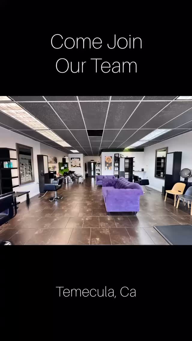 Looking for a professional space to grow your hair or nail business—without the overhead or the drama?
Two salon stations are now available in our bright, friendly Temecula salon. One of them has the option to be converted into an odorless manicuring station (no acrylics)—ideal for nail professionals who prefer a low-scent work environment.
We’re located off Jefferson and Overland with:
• Easy access and plenty of parking
• A bright, open space
• Towel service included
• WiFi and camera security
• A break area with locker and refrigerator
• Refreshments for your clients
• The ability to retail your own products (with a few exceptions)
This is a great opportunity for licensed professionals who want independence in a supportive, clean, and no-drama salon setting.
Text-Darlene at 951-264-6748 to schedule a tour or ask questions.