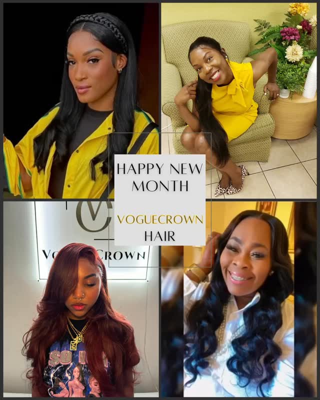 Happy New Month! 💛
April Showers brings MAY Flowers 🌺
#VogueCrown #ReadySetGoWig #RSG #Bundles #YakiLight #Wigs #HumanHair #VirginHair #BodyLoose