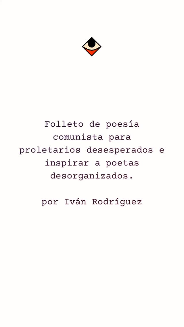 Poema para los poetas desclasados
Por Iván Rodríguez
.
#poesia #poema #diadeltrabajo #diadeltrabajador #1demayo