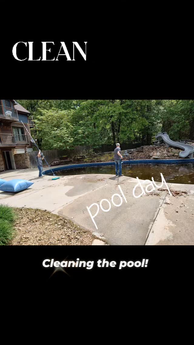 Time to get the pool back in shape!