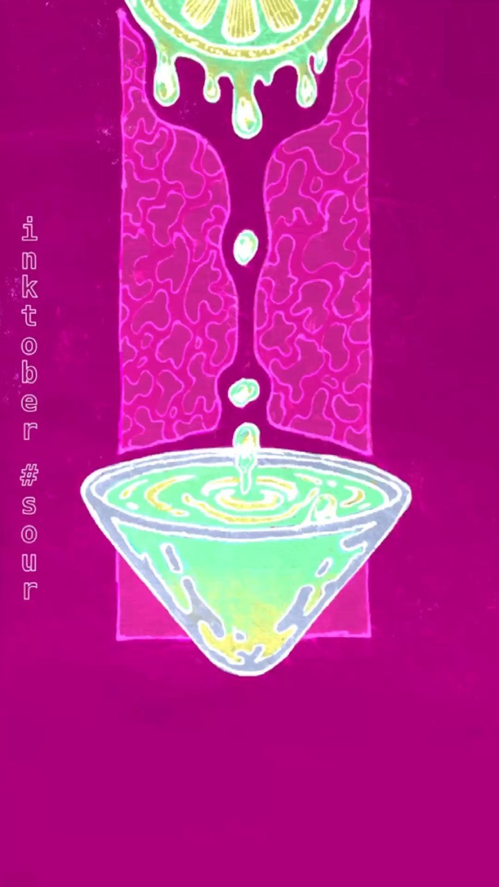 #inktober #sour 🍋 ma potion gagnera-t-elle le prix citron ?
Alors que je ne comptais pas participer au Inktober, me voici bientôt à la moitié ! Un jour, une page, un encrage 😉
Malgré mon perfectionnisme, je m’autorise à vous les partager en story sans modification, tel quels, comme ça, thug.
Celui-ci a plu ! Alors le voici colorisé 🎨 j’en ai bavé pour filmer et monter le/la reel : je suis une galérienne de la vidéo haha ! Enjoy 😉
Suivez la suite de mon challenge en story ! Pour voir le récap des inktober jour par jour, rendez-vous sur ma page, dans les storys en highlights.
Merci pour le carnet @yohanna.mentzel !
—> Youre +𝟏
≋ ≋ ≋ ≋ ≋ ≋ ≋ ≋ ≋ ≋ ≋ ≋ ≋ ≋ ≋ ≋ ≋ ≋
@inktober.fr @inktober20 @inktober @drawlloween
#cyberpunk #challenge #scifiart #graphicdesign #artdirector #inkdrawing #synthwaveart #dreamwave #intimidite #emotif #vaporwaveaesthetic #vaporwave #retrowave #lemon #inktobersour #inktober2021 #drawlloween #drawloween #drawllowen2021 #illustrationart #illustrationartist #artchallenge #digitalart #timelapse #timelapsedrawing #tutodessin #drawloween2021