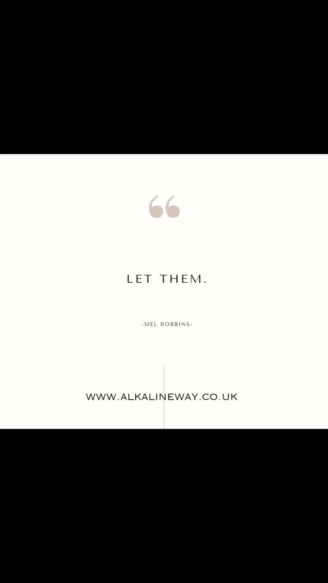 °LET THEM °
.
.
#alkalineway #youmatter #letthem