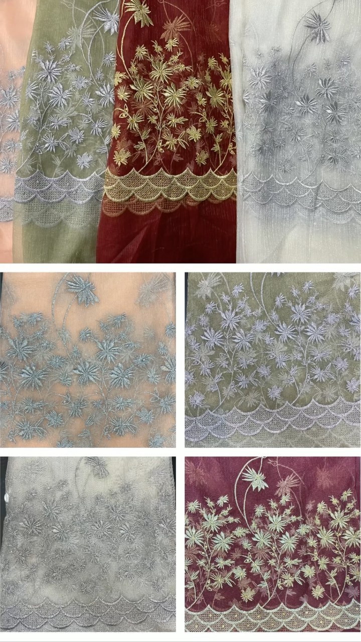 Floral Zari Work Embroidery Shiny Net Fabric 👗
#dressmaterial #dressmaterials #fashion #indianwear #salwarkameez #salwarsuit #ethnicwear #onlineshopping #dresses #cotton #salwarsuits #dress #kurti #indianfashion #suits #saree #dupatta #kurtis #india #dressmaterialindia #cottonsuits #salwar #ethnic #dressmaterialonline #traditional #partywear #partywearsuits #chanderi #embroidery #cottonkurti
