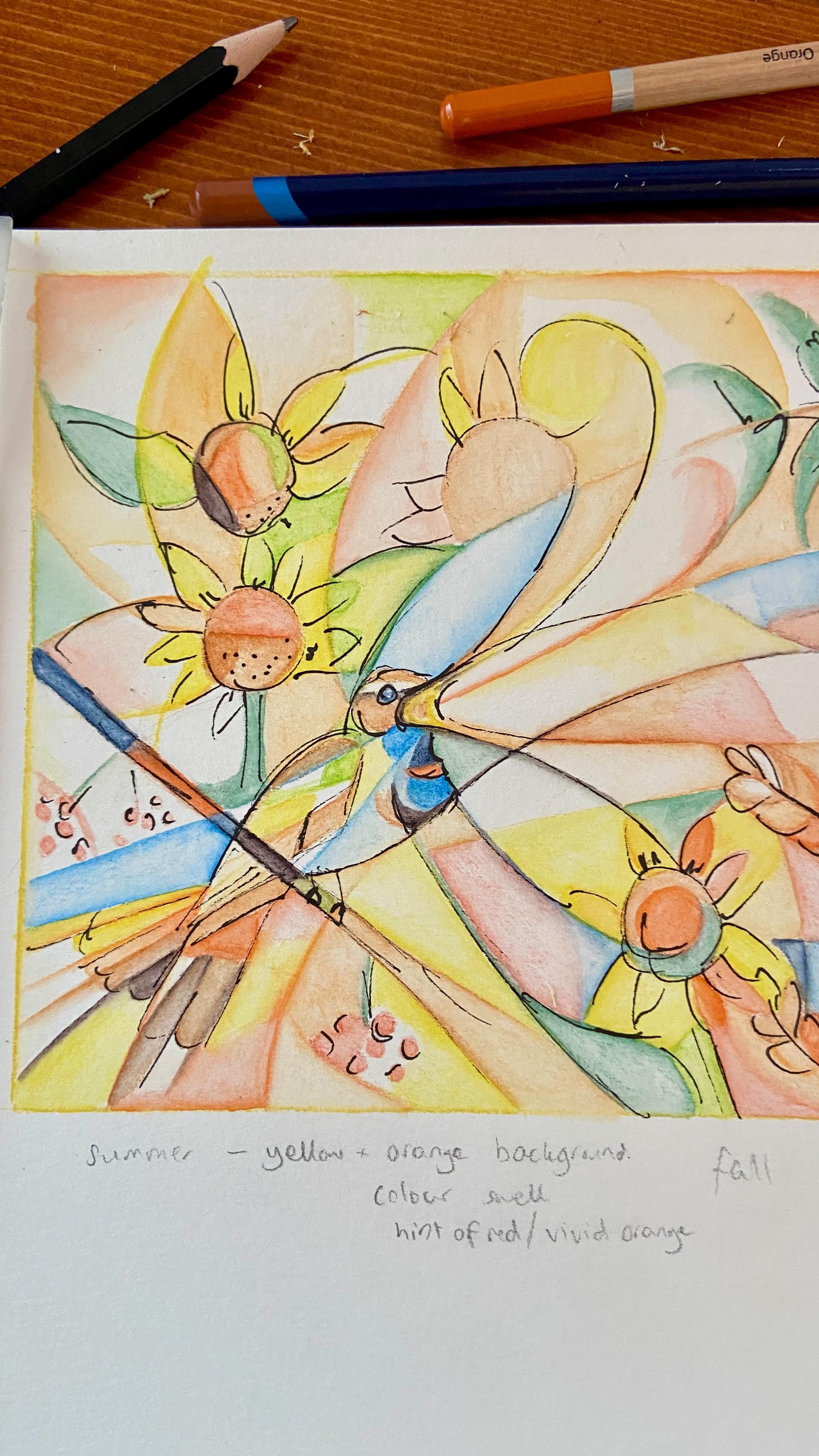 Today I’m sketching out ideas for the next commission on my list.
This will be for musicians who are creating a suite of original music inspired by Ukrainian Folk Music. They have very special recording of traditional songs, sung by their ancestors ❤️
I’m thoroughly enjoying all the research around symbology in Ukrainian Folk Art, it’s a beautiful and deep culture. The symbology around this work will be integral in the art for these albums, and a visual way to complement the stories their music is telling. I’ll be writing about it more fully in my next newsletter.
Sign up on my website if you’re interested!
#triptychcommission #sketchitout #watercoloursketch #inmystudiotoday #inspiredbyukrainianfolkart #nightingaleart