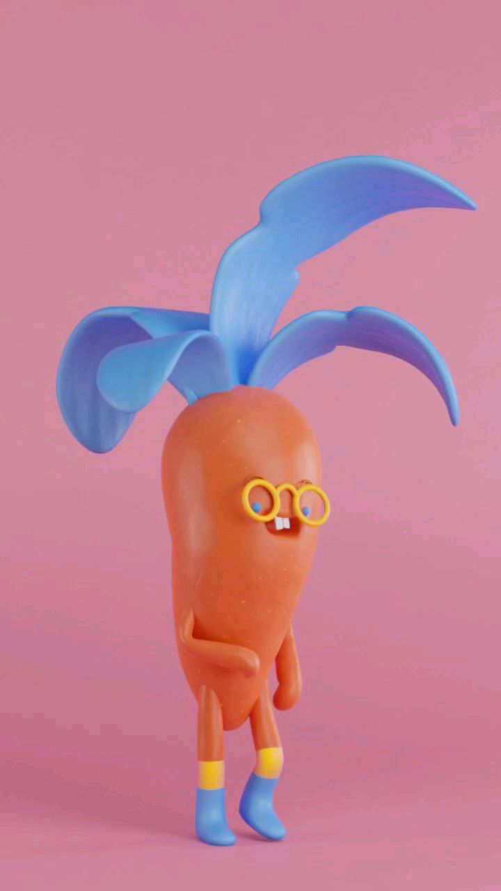 Happy 🥕 Walk
#happy #food #characterdesign #characteranimation #animator #animation #eyeballanimation #carrot #cartoon #blendercommunity #blender3d #blenderguru #2danimation #3dart