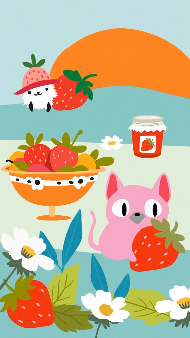 Ein Hoch auf die Erdbeere! Katze Otto und ihre Freunde machen sich schon mal bereit Marmelade einzukochen! Wie ist es bei dir? Bist du auch Team Einkochen oder freust du dich mehr über selbsgemachte Marmelade von Oma, Mama oder einer Freundin?
www.lolabrennt.at
#lolabrennt #wild #love #mehrfarbeimleben #erdbeere #stawberryjam #illustration