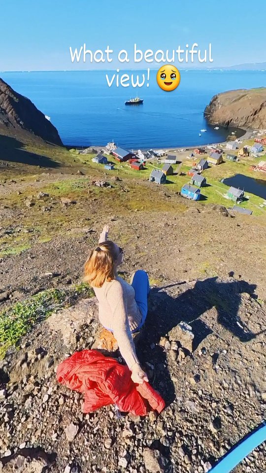 What a beautiful view! 🥹 Sitting above a small fishing village in Greenland. It is calm and sunny 🔅 What do you need more?
🏠 In this small village live still around 30 people. The next village some miles away can be reached just by boat or dog sleedes in wintertime.
🚤 Can you see our beautiful expedition ship Nanook? Tour by @arktis_tours
#adventureinspirations #explore #greenland #smallvillage #enjoylife #ocean
