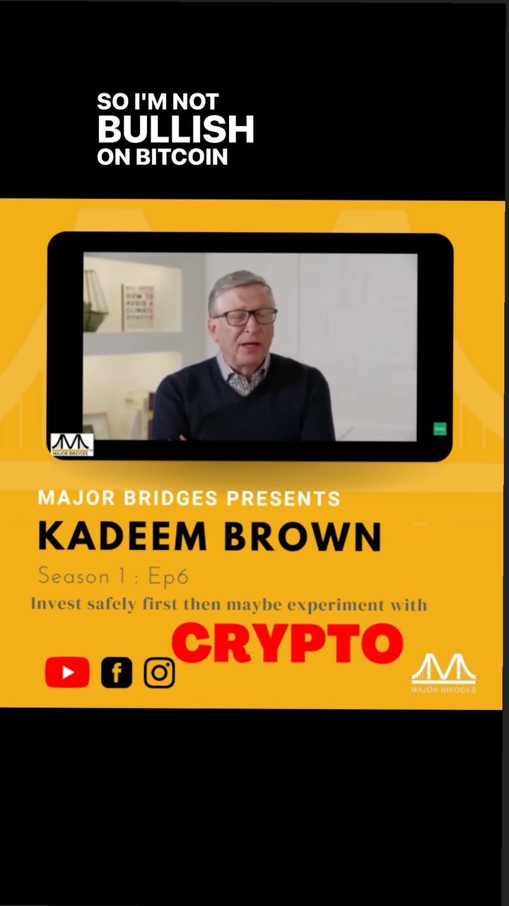 Are you struggling with all the “new” ways to invest your money? You may want to get the basics down first.
@kadeembr0wn is a License Financial Advisor and he breaks down simple first steps in Part 1 of this interview (YouTube Page in bio - Major Bridges TV). Please reach out to him for your financial needs. #crypto #cryptocurrency #nft #majorbridgestv #wealth #wealthbuilding #wealthy #money #moneymanagement #financialliteracy #financialadvisor #financialplanning #billgates #elonmusk
