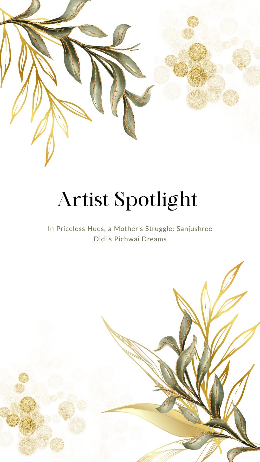 Meet Sanjushree Didi, a Pichwai artist whose brushstrokes weave divinity and despair in equal measure. Her canvases, vibrant tapestries of Krishna's celestial abode, yearn for the light of the temple, yet remain trapped in the shadows of a harsh reality.
As a single mother, Sanjushree navigates the labyrinthine world of art with grit and grace. But the path is treacherous. Middlemen, like greedy demons, devour her profits, leaving behind meager scraps. The market, a distant palace, remains inaccessible, its doors guarded by privilege and power.
Sanjushree's Pichwais whisper tales of devotion, of Radha's yearning and Krishna's love. But the artist's own life echoes a different story - one of struggle, of quiet desperation. She can't afford to fight the middlemen, their claws too deep in the system.
Yet, amidst the darkness, hope flickers like a lone diya. Sanjushree's eyes, as deep as Krishna's blue, hold an unwavering love for her art. She paints for her daughter, for the legacy passed down through generations, and for the divine beauty that transcends hardship.
This spotlight isn't just about Sanjushree's exquisite Pichwais, it's about the countless artists like her, their voices unheard, their talents unseen. It's about dismantling the exploitative structures that stifle creativity and silence dreams.
Let's shine a light on Sanjushree's story. Let's share her art, amplify her voice, and break the chains that bind these unsung artisans. Together, we can build a marketplace where talent finds its rightful place, where mothers like Sanjushree can paint their dreams into reality.
#PichwaiArt #Krishna #WomenArtists #ArtLife #FairTrade #SupportArtists #breakthecycle