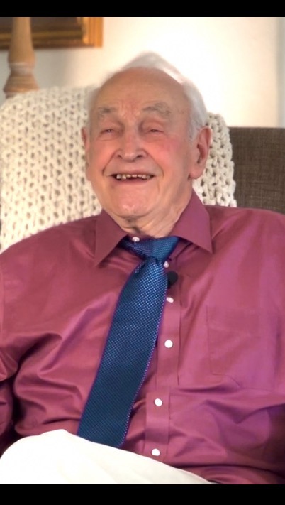 Happy 96th Birthday Grandpa George! I got to be part of a interview he had and this is a clip of him giving me advice. George is an incredible man with an undying love for his family, his wife Marie, and the gospel of Jesus Christ. He has shown me how to work hard, as he still beats me to work everyday. His legacy of faith is an example to his 9 kids, his 48 grandchildren, his 145 great grandchildren and even his 5 great great grandchildren and counting.