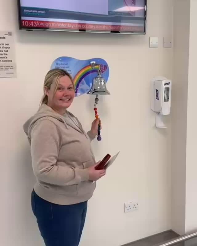 🔔Today I rang the end of cancer treatment bell 🔔
I cannot tell you how pleased I was to do this.
My journey started on the 2nd October 2024 when I found a lump in my left breast.
Fast forward LOTS of appointments, scans, biopsies, 2 operations and 5 sessions of radiotherapy and I’m able to have an end to it.
I say an end as I will have regular scans and checks and also meds for the next 5 years but that is a small price to pay to be cancer free.
The poem on the bell reads
Ring this bell, three times well,
Its toll to clearly say, my treatment’s done,
This course is run and I am on my way.
Thank you to everyone who has supported me during this awful time. I am forever thankful for you all 🩷🩷🩷
I must also shout out the amazing NHS who have quite literally saved my life xx