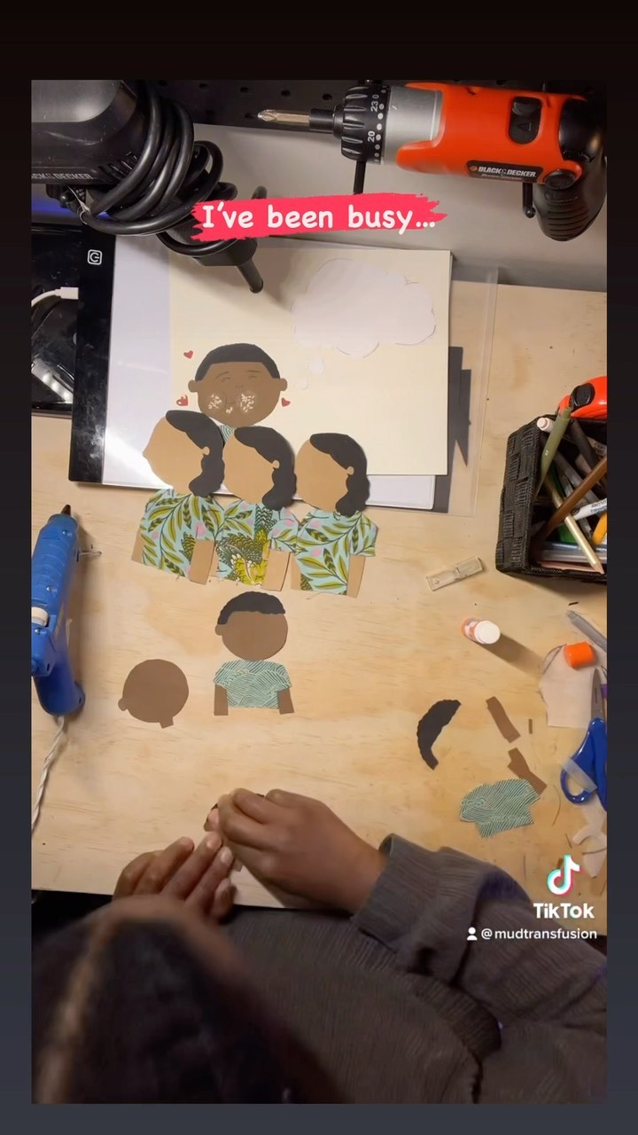 Been working.
🔊you so black!- Theresa tha songbird
#illustration #illustrator #artist #blacklove #blackjoy #representationmatters #texture #melanin #childrensbooks #family #stories #storytelling