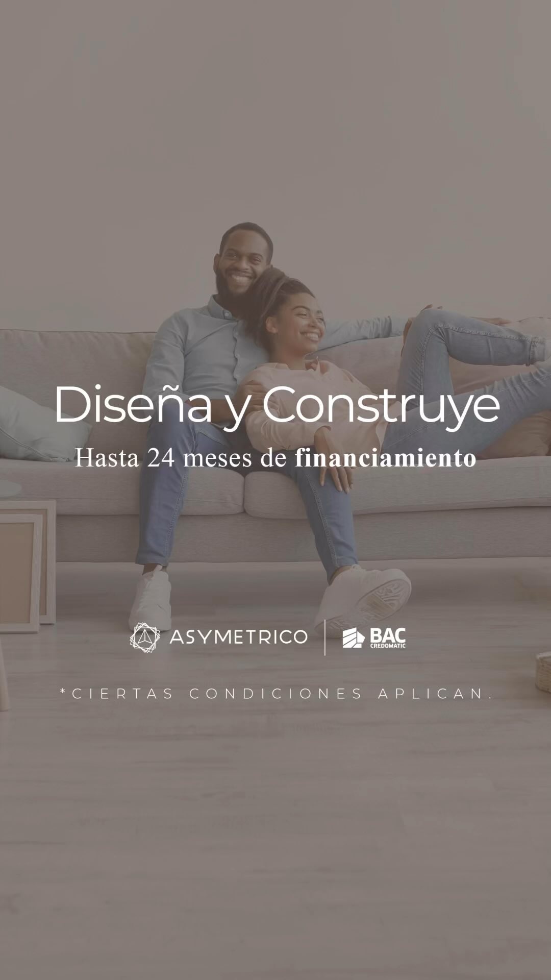Diseña y Construye con ASYMETRICO + BAC . Financiamiento de hasta 24 meses sin intereses 🏠✨
Es muy sencillo, contacta con nosotros para iniciar la renovación de tus sueños 🤩
¡No esperes más y cuéntanos cómo te imaginas tu espacio! 🤍 Nosotros nos encargaremos de hacerlo realidad ✨
* Ciertas condiciones aplican
BAC Credomatic