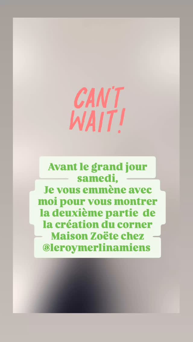 On se retrouve samedi 10 mai au magasin @leroymerlinamiens !!
Vous serez là ?
Hâte de vous voir ! 🥰