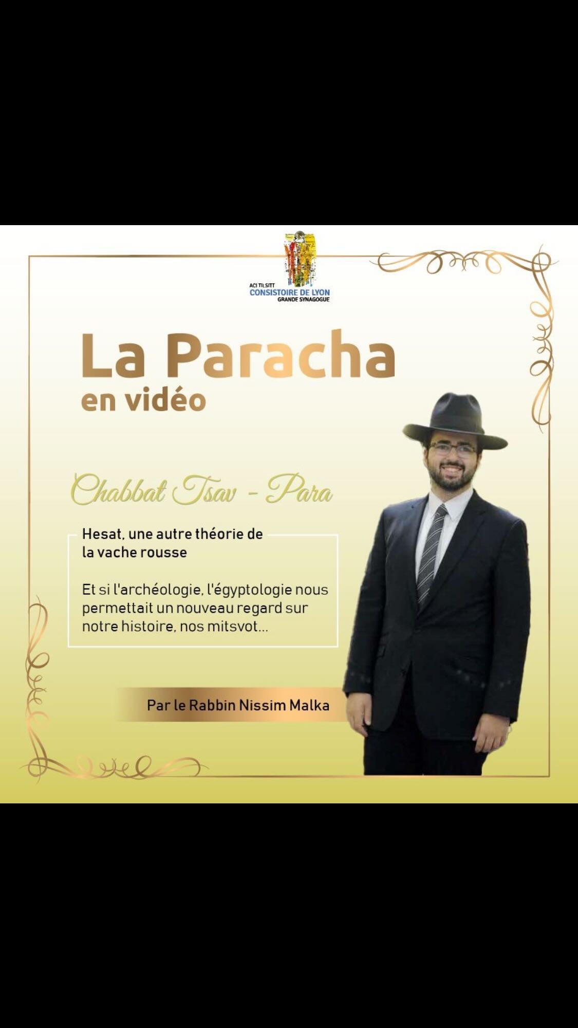Chabbat Tsav - Para
Commentaire sur la paracha par le Rabbin Nissim Malka.
Chabbat chalom !
#grandesynagoguedelyon #acitilsitt
#dvartorah #chabbat #chabatchalom #communautejuive #juifs