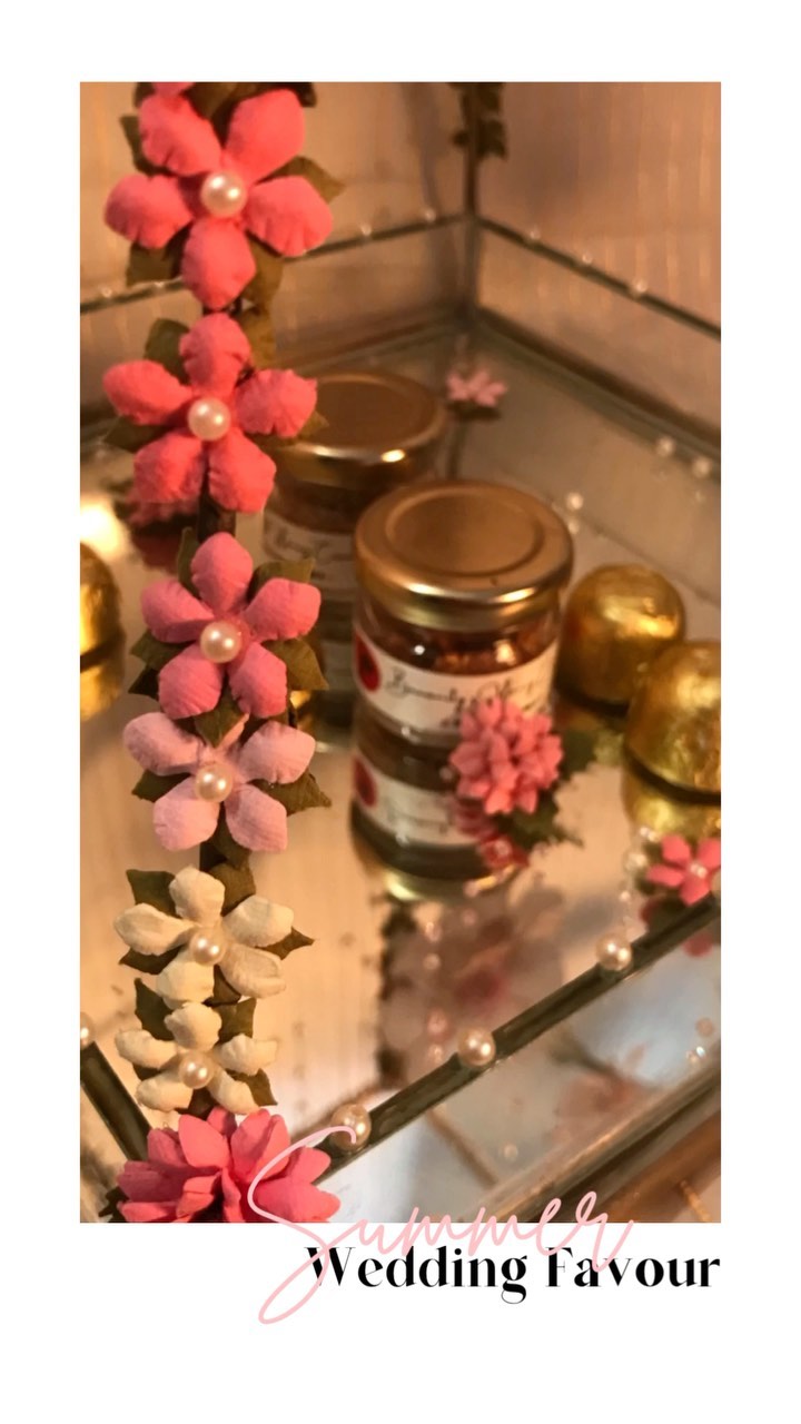 Launching our new rage of tall glass trays, which makes an unforgettable gift for your summer wedding this season!
The flowers can be customised to match the theme of the wedding. The wedding favours can be a miniature of your wedding mandap! Now that’s a wedding no one can every forget!
#wedding #weddingfavors #weddinginspiration #weddinginspo #weddinggiftsidea #weddinglehenga #weddingplanner #planyourownwedding #wedmegood