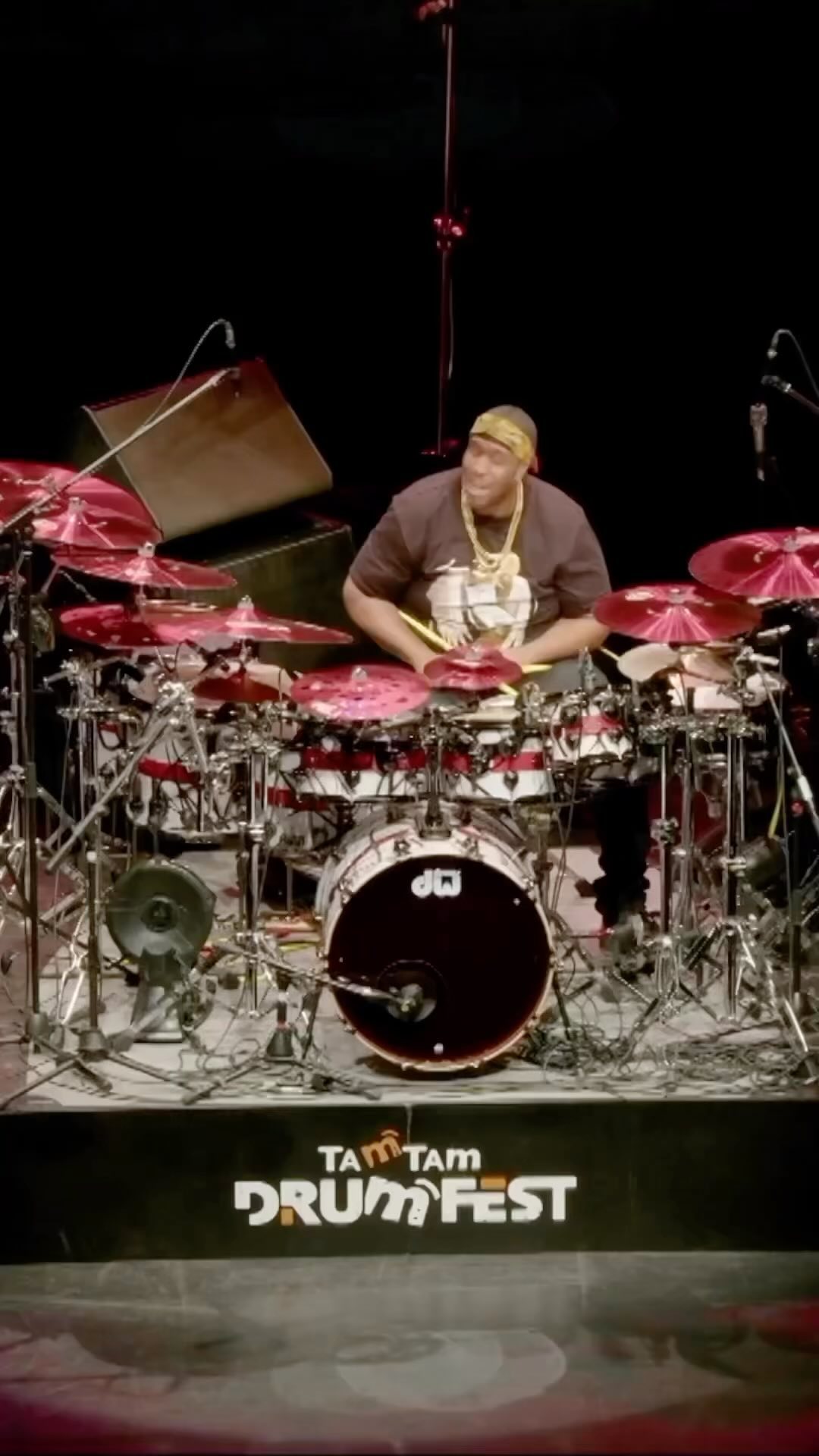 Posted @withregram • @ericmoore_ii Who loves this song? It just makes you feel good and to me every time I play it . It does something to me. Chops Engage. 🤣 #missyelliott #getyourfreakon #ericmoore @tamtampercusion drum Festival 2023 #drumdotsArtist ⚪️⚪️🔥🔥
