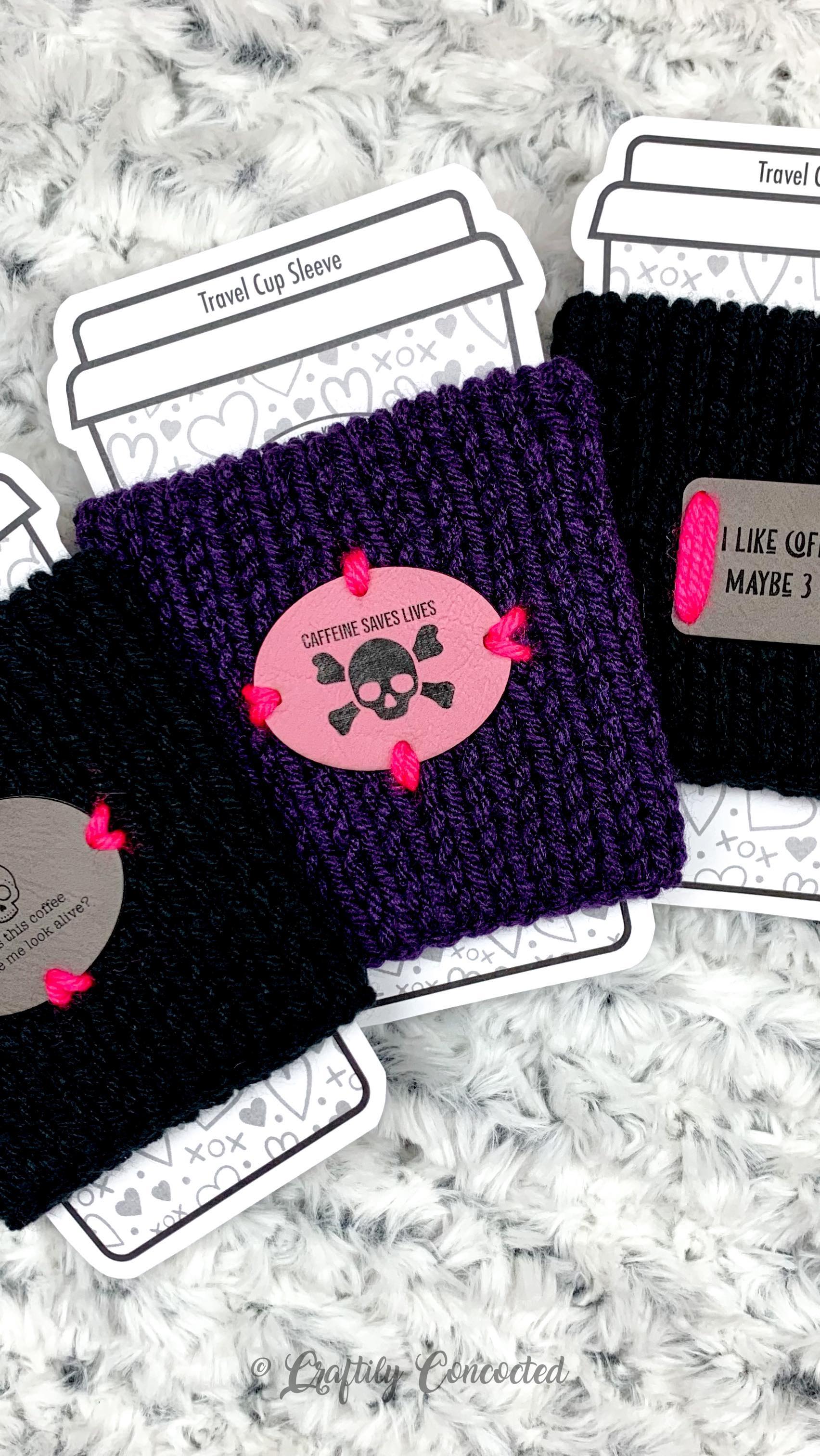 Just over here experimenting with some new designs for my coffee cup sleeves. 😏 Which one’s your favorite?