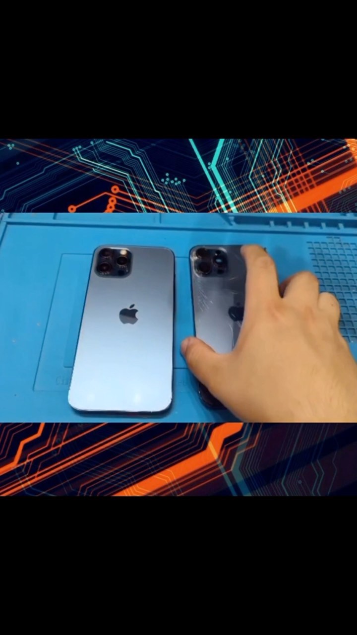 Sostituzione scocca iPhone 12 pro max !! 📱🪛#riparazionesmartphone #apple