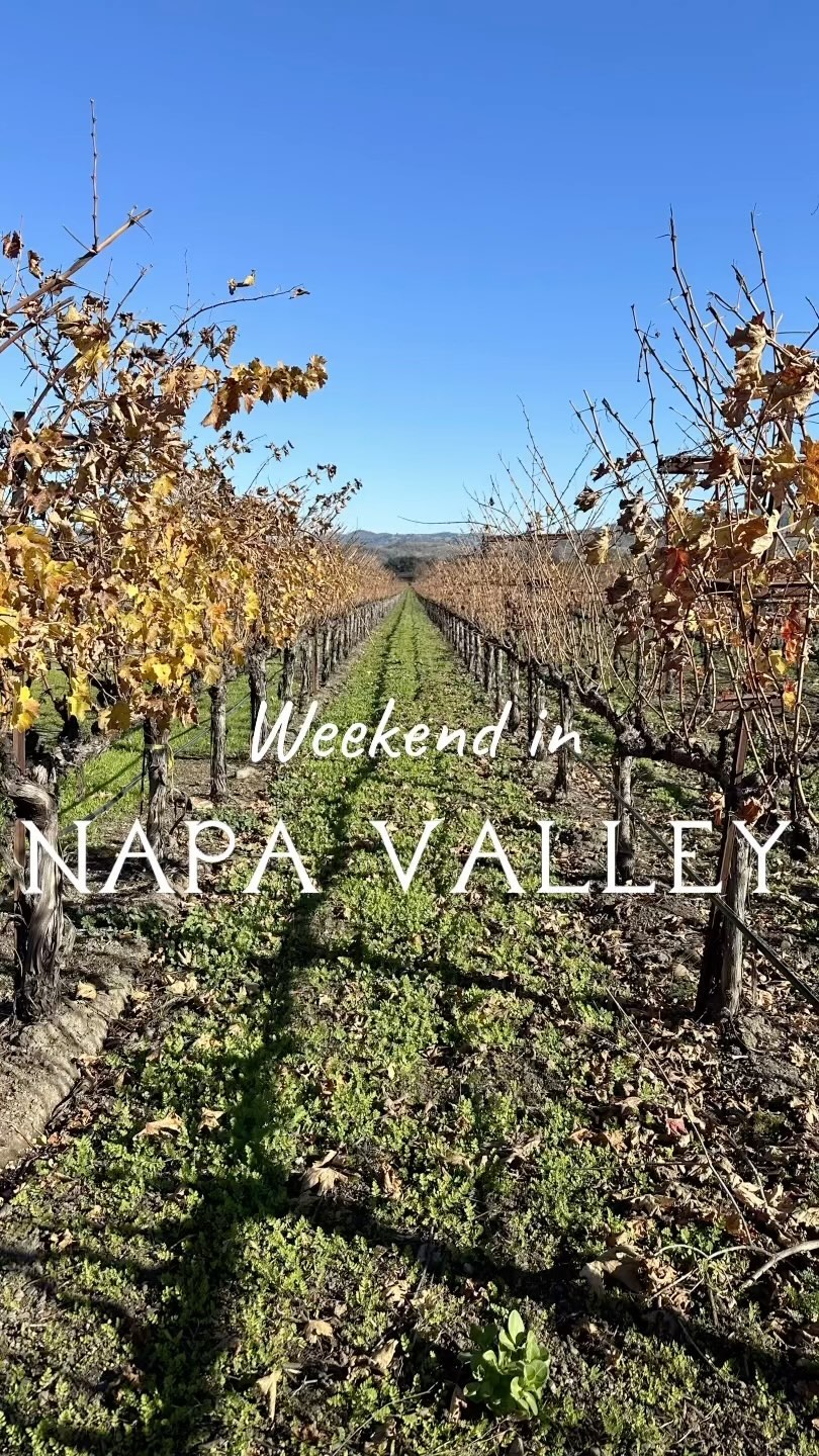 Want to spend the perfect weekend in Napa Valley?