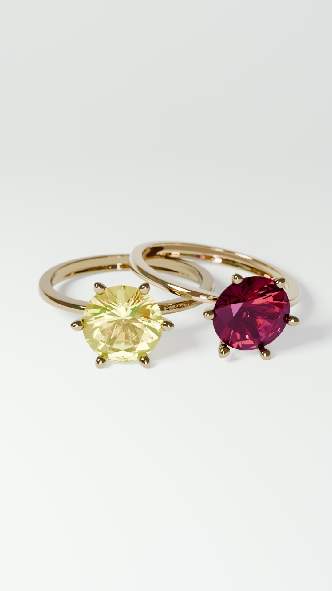 Diseño, modelado y renderizado de anillos solitarios con gemas naturales ¿Qué gemas le pondrías?
#jewelrydesigner #blender #industrialdesign