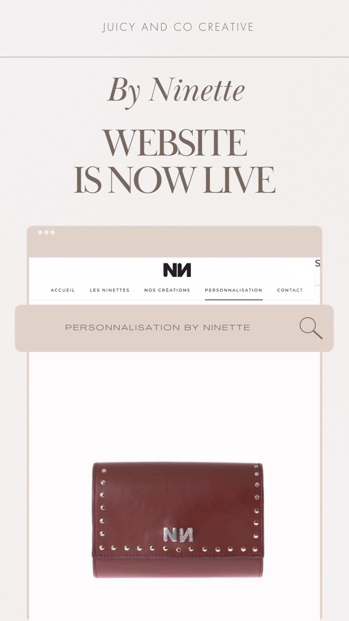Je vous présente ici un projet réalisé récemment avec Sarah Serrat, gérante de la marque By Ninette et créatrice de sac à main vegan, éthique, respectueux de l’environnement et fabriqué en France.
J’ai commencé à travailler avec Sarah et Ervée en 2018 pour la création de leur boutique en ligne, et cette année, nous avons mis à jour le site avec une nouvelle fonctionnalité, celle de la personnalisation de sac ! Quoi de mieux que d’avoir un sac unique selon ses goûts et ses envies ?
La mise en place de ce type fonctionnalités peuvent être un peu compliqué, mais le rendu est vraiment super !
Qu’est ce que vous en pensez ?
🇦🇺
I’m sharing with you a project I recently completed with Sarah Serrat, owner of the brand By Ninette and designer of vegan and ethical handbags, all made in France.
I started working with Sarah and Ervée in 2018 by creating their online shop, and this year we updated their website with a new feature : the bag customisation! What could be better than having a bag that is unique to your tastes and desires?
The implementation of this type of functionality can be a bit complicated, but the result is so worth it!
What do you guys think?
#onlinestore #onlineshop #digitalmarketing #marketingdigital #faitmain #fabriquéenfrance #sacamain
