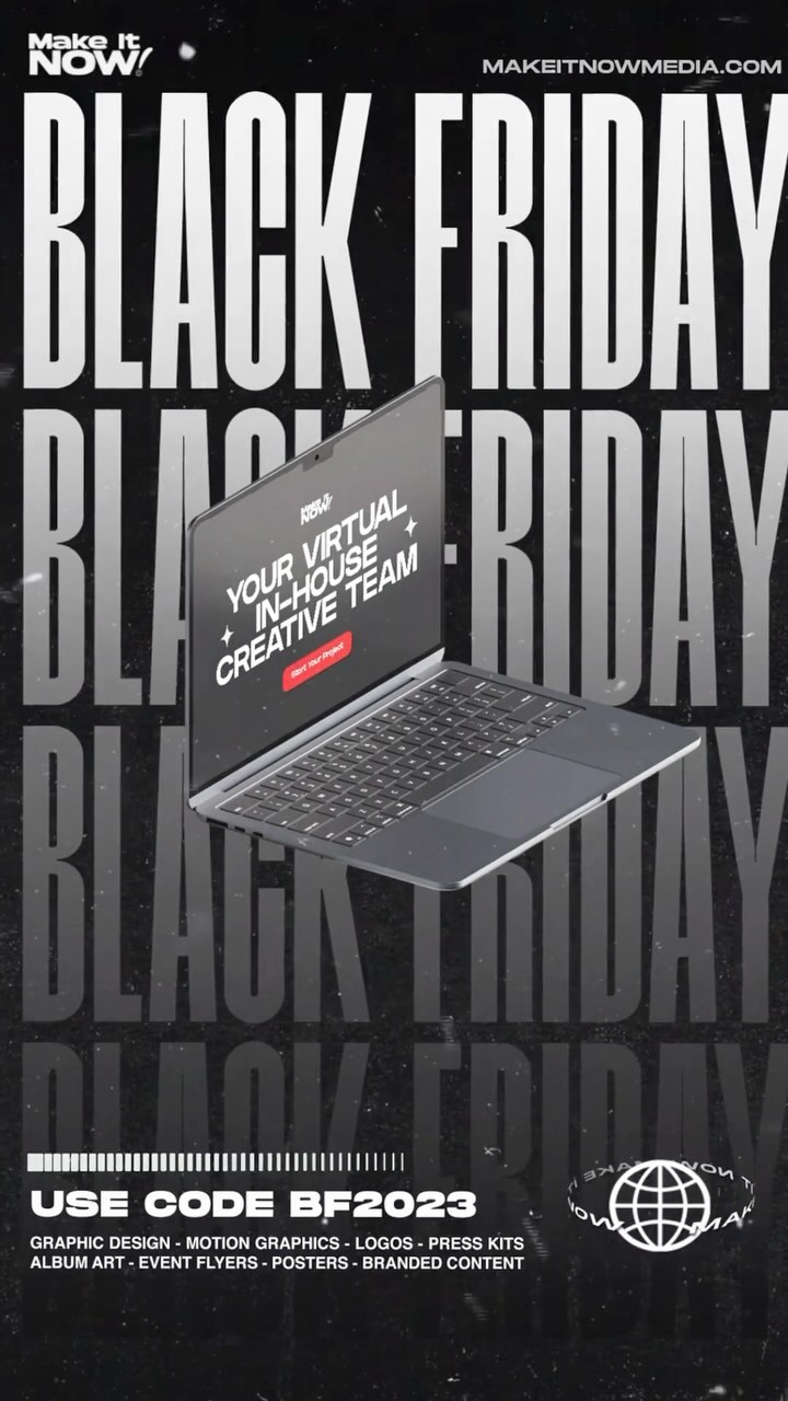 This Black Friday don’t forget to invest in yourself! 📈📈📈
Small Business, Direct to Consumer, E-Commerce, Brands, Artist, of Venue…we got you covered from A to Z ✅✅✅
Use code BF2023 all week long and enjoy discounts on your next order. 🖤🖤🖤
#MakeitNow