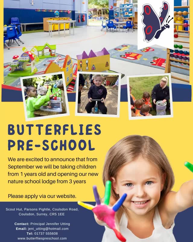 π¦ Exciting News π¦
We are expanding!! From this September we are welcoming children from 1 year old to join!!
We also have a lodge being installed for our Rising 3βs!
Please register your interest through our website or give Jeni an email jeni_utting@hotmail.com as we have an open day coming up very soon!
We are all SO excited and canβt wait to meet all our new starters in September! #butterfliespreschool #oldcoulsdon #preschool #outdoorlearning