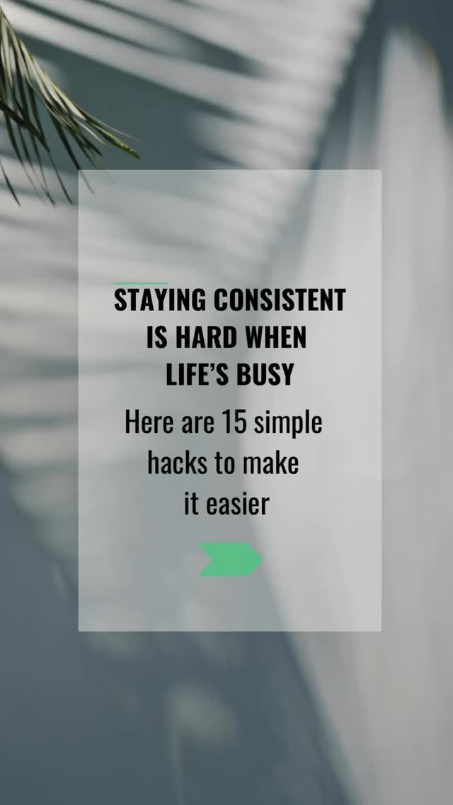 Staying consistent is hard with everything going on in life. We KNOW.
That’s why we’ve got to outsmart ourselves with simple hacks that make it easier - not harder - to take care of our health.
1. Set Clear and Specific Goals
2. Create Routines and Habits
3. Use the “Two-Minute Rule”
4. Track Your Progress
5. Make It Enjoyable
6. Hold Yourself Accountable
7. Start with the Hardest Task
8. Make It Visible
9. Use the ”Don’t Break the Chain” Method
10. Set a Time Limit
11. Reward Yourself
12. Learn to Say No
13. Be Kind to Yourself
14. Visualize the End Result
15. Simplify Your Process
AND REMEMBER ALWAYS PROGRESS OVER PERFECTION!
Save and Share with someone you care about 🤍
_____
#MediterraneanLifestyleClinic #555Method #DiabetesReversalJourney
#Type2DiabetesReversal #WeightLossTransformation
#DiabetesSupport #WeightLossTips