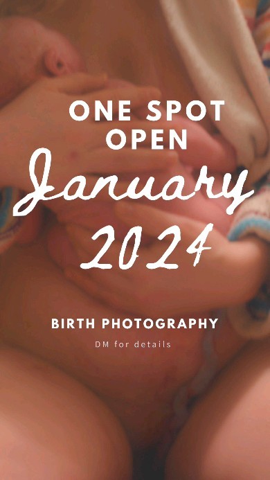 Okay, I'm taking a single birth photog client this January, 😅 we stay busy with births inside the homebirth practice, but I personally have a spot here. If you're birthing at the medical center or are local to Barren/Warren county, this spot is for you!