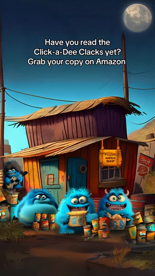 Charlie the Click-a-Dee Clack plays in the back,
Strumming his guitar with a Clack-a-Dee knack.
While the others munch snacks and laugh in a pack,
At the Rangiputa shops full of fun knick-knacks!
It’s music and munchies and sunshine all day,
When the Click-a-Dee Clacks come out to play.
The Click-a-Dee Clacks — now available on Amazon worldwide!
#ClickaDeeClacks #CharlieClack #longwhitecloudbooks #RangiputaRhymes #KidsBookFun #StorytimeMagic #AmazonReads #ChildrensBookJoy