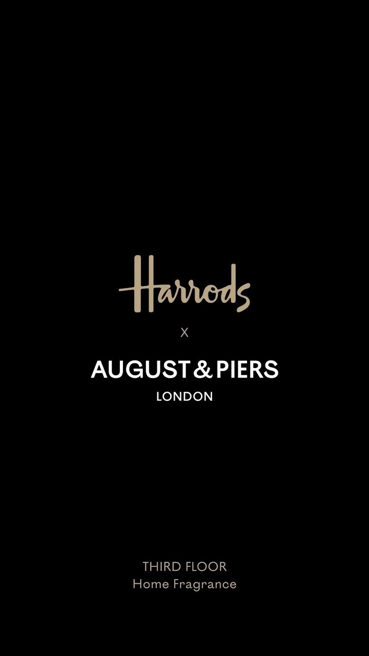 @augustpiers x @harrods 👀 🖤