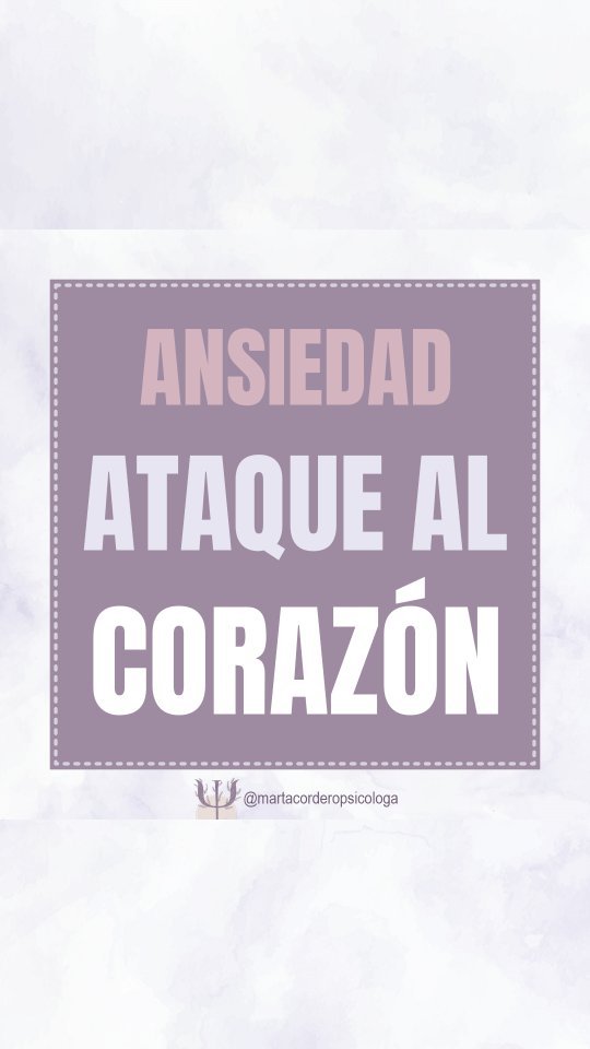 ¿Te puede dar un infarto si sufres ansiedad? 😰
Si alguna vez has tenido ansiedad y has notado pulsaciones, opresión en el pecho… puede que hayas sentido miedo ante la idea de estar sufriendo un ataque al corazón. 😟
Esta idea puede darse aunque seas consciente de que es ansiedad ya que piensas que por culpa de esta ansiedad tu corazón se puede parar o estallar.
Este es un pensamiento muy común cuando se presentan síntomas de ansiedad y quiero que hoy descubramos por qué no se asocia a la posibilidad de tener un infarto.
Lo cierto es que la vasoconstricción/vasodilatación y la taquicardia no pueden provocar por sí mismas un infarto, ya que para que se produzca un infarto es necesario que se obstruyan o rompan vasos sanguíneos del corazón.💔
Puedes identificar además malestar en el brazo izquierdo y parestesias, secundarias a la vasoconstricción. Generalmente esto se debe a la tensión muscular y a la focalización de la atención en esa zona por haber oído que se siente dolor en ese brazo y no en el derecho cuando se experimenta un infarto.
Es importante que recuerdes que cuando alguien sufre un infarto cardíaco se le inyecta adrenalina para que el corazón se ponga en marcha, y adrenalina es precisamente lo que se libera en el organismo cuando se experimenta una crisis de ansiedad, por lo que el temor no se basa en la realidad fisiologíca.
Recuerda, si tengo ansiedad mi corazón está funcionando para defenderme de ese peligro irreal que ha creado mi cabeza, no es peligroso, genera adrenalina e impide que tenga un infarto al corazón.❤️🩹
¿te viene este miedo cuando notas algún síntoma de ansiedad? Os leo