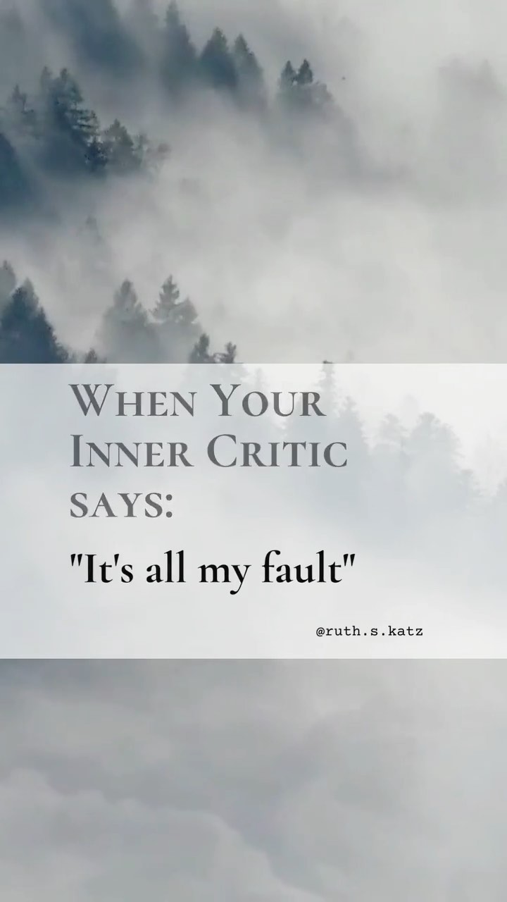When you find yourself thinking "It's all my fault", try this growth-minded reframe.
Instead of letting yourself think "It's all my fault," say "What could I have done differently?" This will help you gain insight into what happened, and spark ideas for how to do things better next time.
Then ask "How will I do it next time?" This will help you create a plan for success the next time around.
The key is to ask this with compassion. They same compassion you would have towards someone else in the same situation.
So my question for you is: do you want to change your inner narrative?
Ruth
. #innernarrative #selfacceptance #selflove #selftalk #empowermentcoach #selfempowerment #fempowerment #empoweryourself #empoweryou #empoweryourbody #soulpreneur #healingjourney #healyourself #innercritic #innervoice #intuition