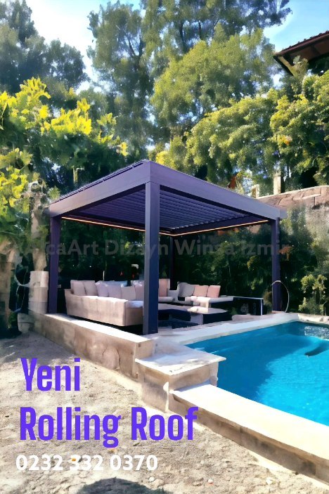 Yeni Rolling roof sistem açılır tavan alüminyum aksam uzun ömürlü dayanıklı. Somfy motorlu, led ışıklandırmali gölgelendirme sistemi. Açılır tavan Teklif isteyin.
.
.
#cesme #alacati #bodrum #yalıkavak #muğla #ortaca #dalyan #rollingroof #alcaart #izwinsa #cesmeteknik
