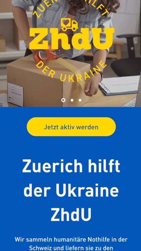 www.zhdu.ch 💙💛🚛 Little truck, big love 💕
We are proud to present our new website to you. You can now find all information about the association @zuerich_hilft_der_ukraine online – in German and in English!
But most important: You’ll find information about how to support Ukraine through our big network and what you can do besides volunteering at our hub at Albisriederstrasse 243 A in Zürich to support #Ukraine.
Special thanks to the Zürich based creatives that created not only this website but our whole #corporateidentity. Thank you Balz Chen (copyright/concept), Marcel Renngli @maese54 @wyldcard_ (graphic design), Hekuran Avdili @hekuran_89 @sibe_siech_communications (graphic design) and Pascale Anderegg @pascalevaa (UX design). You helped us to take #ZhdU to the next level! Thank you for supporting our mission by donating your skills, talent and time.
United and motivated we stand together! With the help of donors and volunteers we collect humanitarian aid in Switzerland and deliver it to war affected people in Ukraine. Safe. Transparent. Reliable. In cooperation with the Embassy of Ukraine in Switzerland @botschaftukraineinderschweiz.
#ZhdU #standwithukraine #Freiwilligenarbeit #GraphicDesign #WebsiteLaunch #Zürich #ZuerichhilftderUkraine