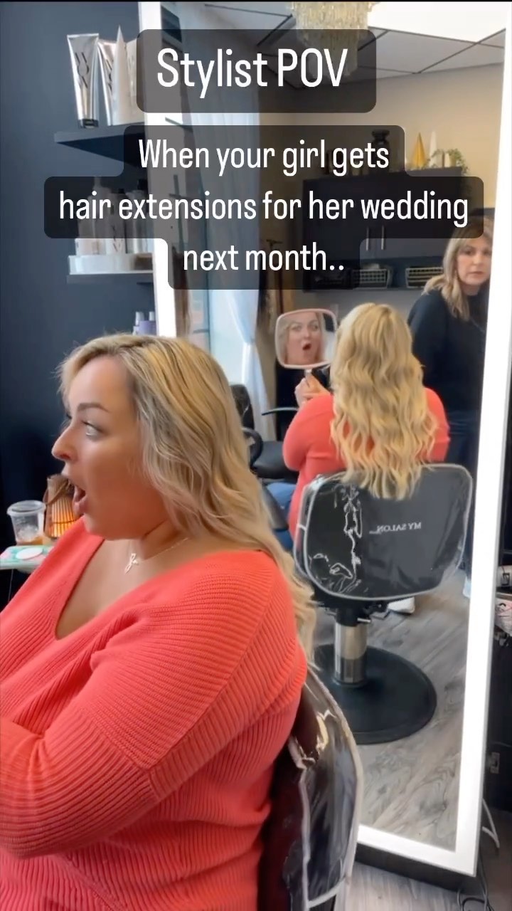 I think the honeymoon started early for this babe😍
We installed 1 pack of #bellamipro 20inch handtied hair extensions for her wedding next month.
The blend was amazing.
Her reaction. Priceless❣️
I live for moments like this 🤗🥰
#orlandofl #wintersprings #lakemary
#orlandohair #orlandohairextensions
#luxuryhair #airtouchhighlights #bossbabe #mommymakeovers #momlifestyle #balayageinspo #orlandobalayage
#moneypiecehighlights
#bossbabe #hiddenweftextensions
#k18 #livedinhair #orlandohair
#luxuryhairextensions
#babylightshighlights
#orlandoblogger #finehairsolutions #thinhair
#behindthechair #behindthescene