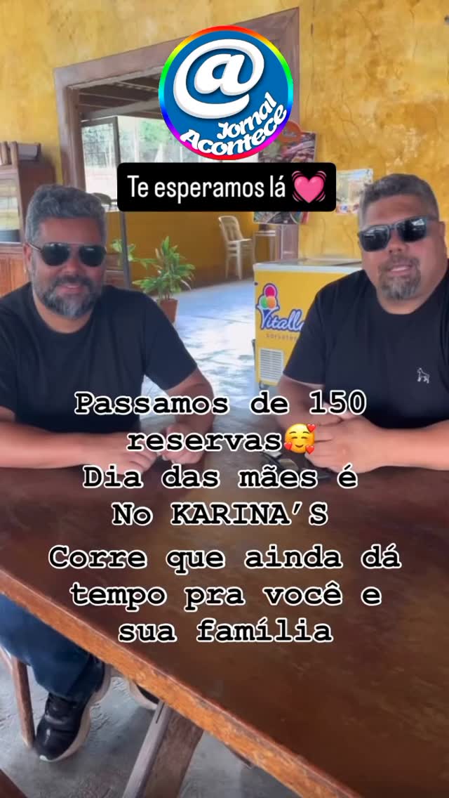 Dia das mães incrível e delicioso é no Karina's Restaurante e Choperia. Te encontramos lá! ☺️😍