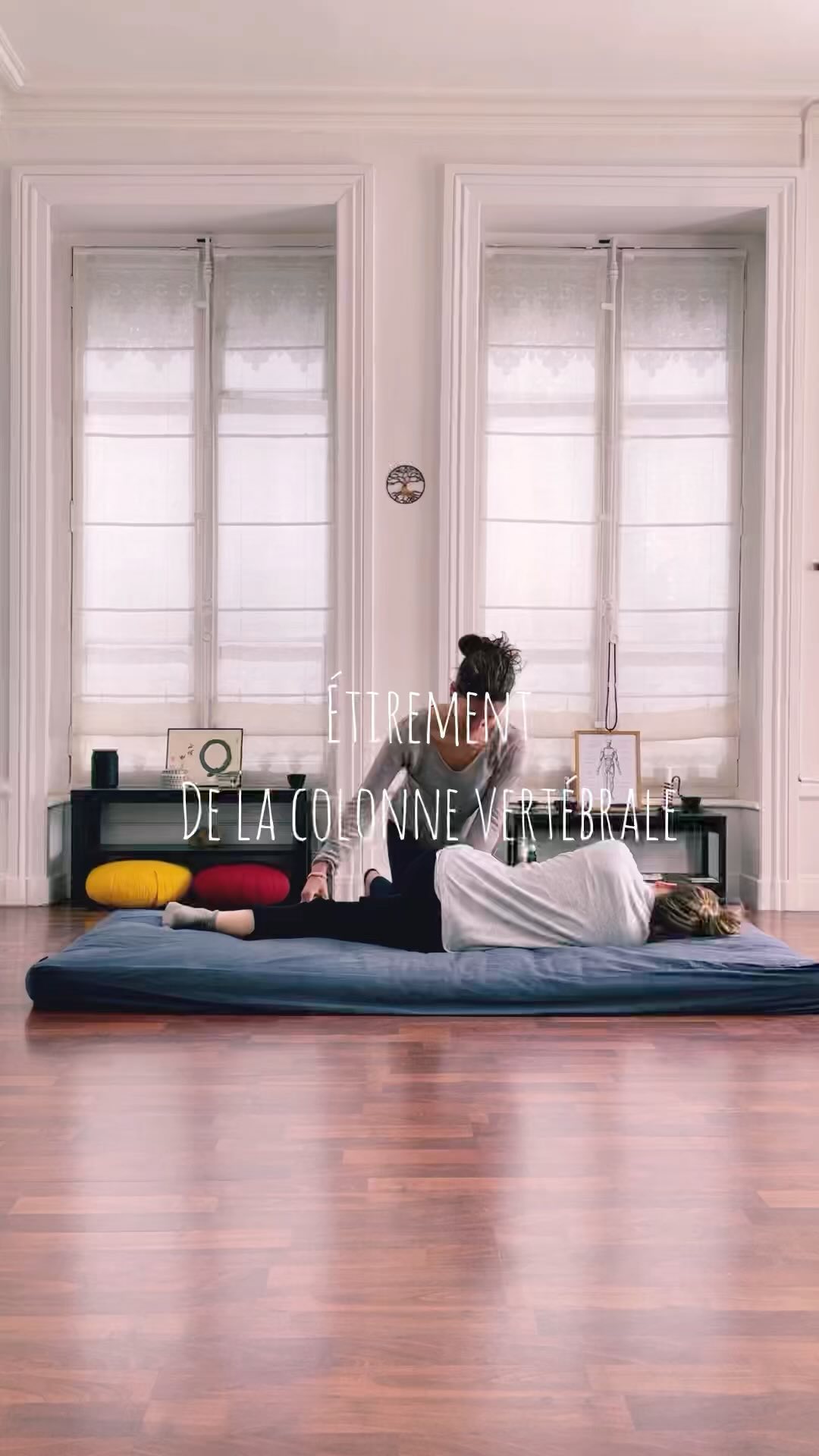 Petite démo pour faire respirer la colonne 🍃
#shiatsu