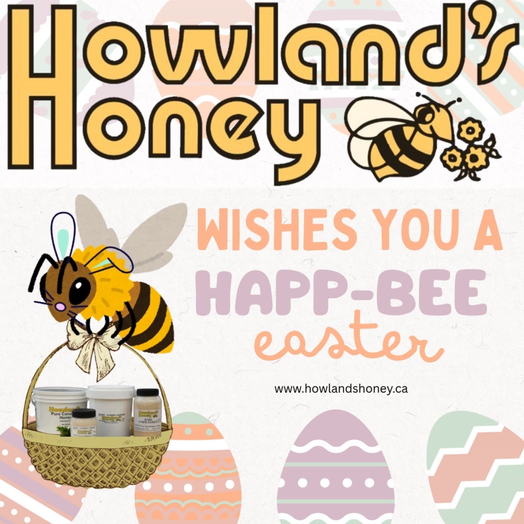 ๐โจ Happ-bee Easter from Howland's Honey! ๐ผ๐ฐ This season, letโs celebrate the sweetness of spring with our pure, delicious honey! Whether youโre drizzling it over your Easter brunch or adding it to your holiday recipes, our honey brings a touch of natureโs magic to your festivities. ๐๐ Share your hap-bee moments with us by tagging #HowlandsHoney and letโs spread the joy of the bees this Easter! ๐ท๐๐ฅ #EasterJoy #HoneyLove