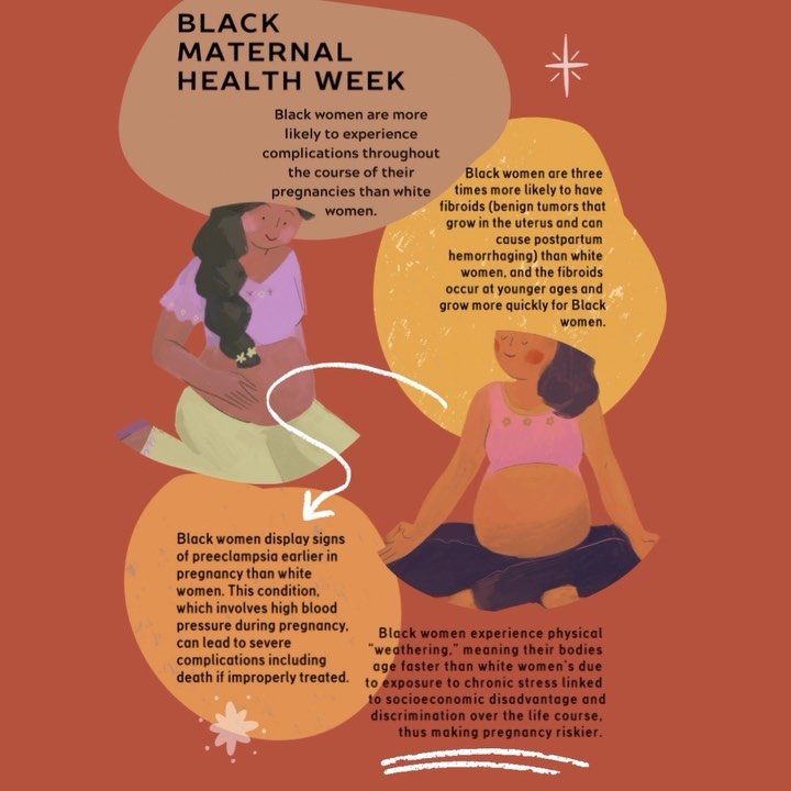 Did you know?
Check out these facts about Black Maternal Health.
#cmacdst1913 #blackmaternalhealthweek #reproductivejustice #healthequity #knowthefacts