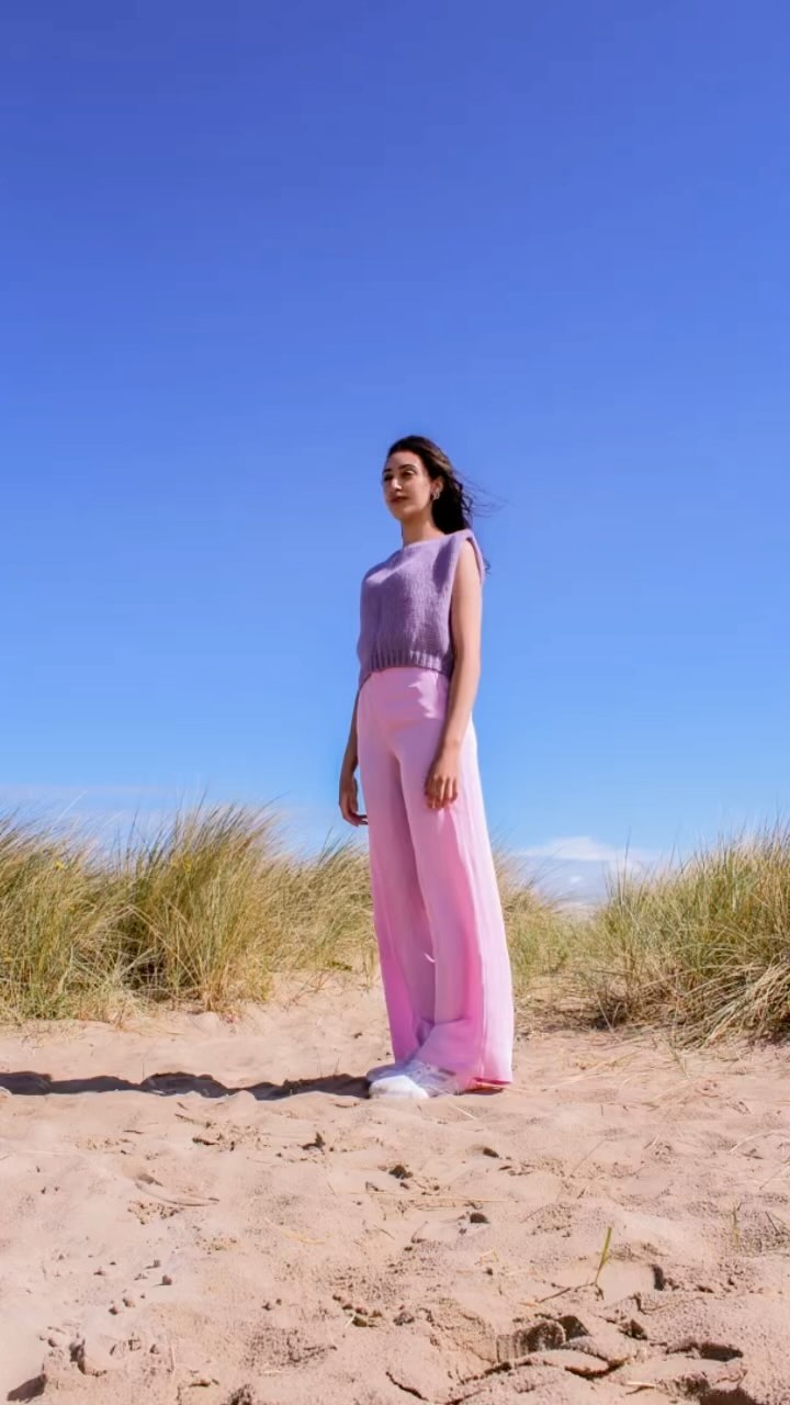 Odette debardeur 💜
#debardeur #sustainablefashion #sustainableknitwear #handknit #handknitted