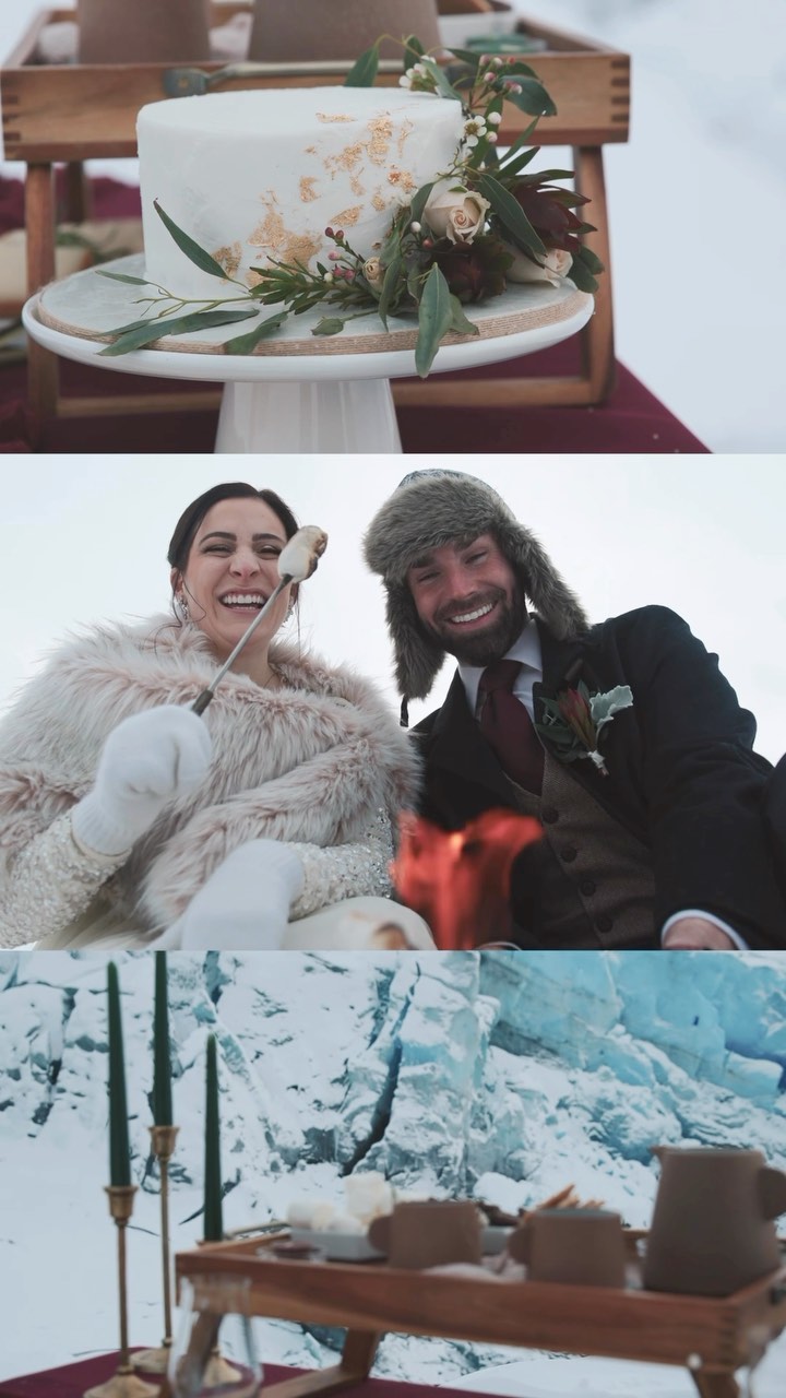 Best s’mores ever made. Courtesy of @wildheartsevents and @solostove #elopement #alaska #elopementphotographer