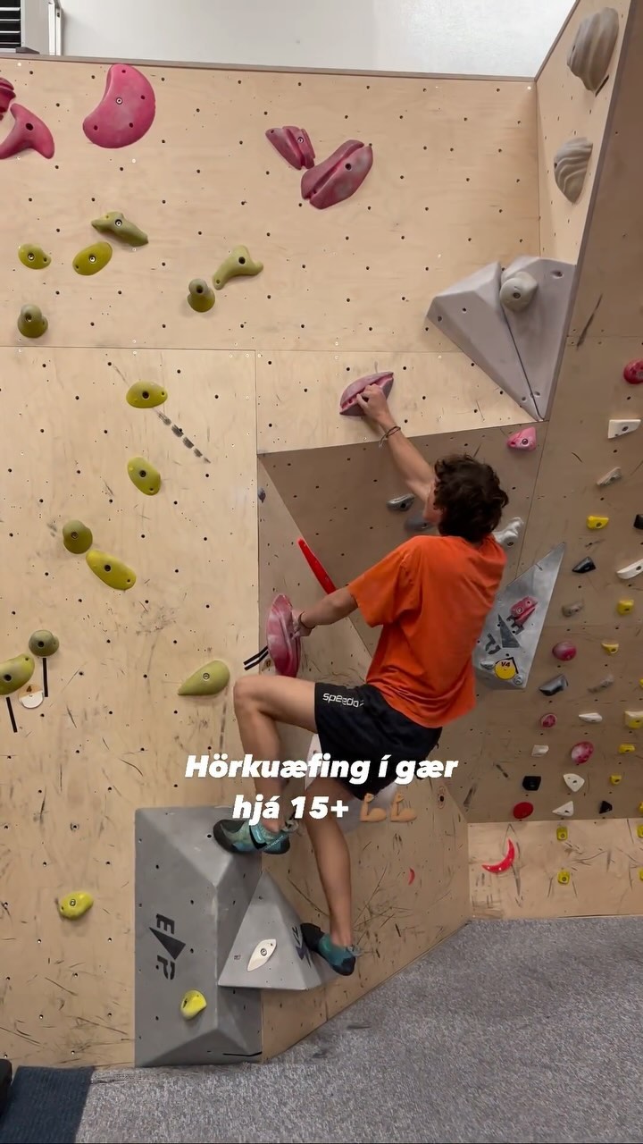 Fyrsti æfingahópur 600Klifur og hann er svo flottur!! 🤩🤩