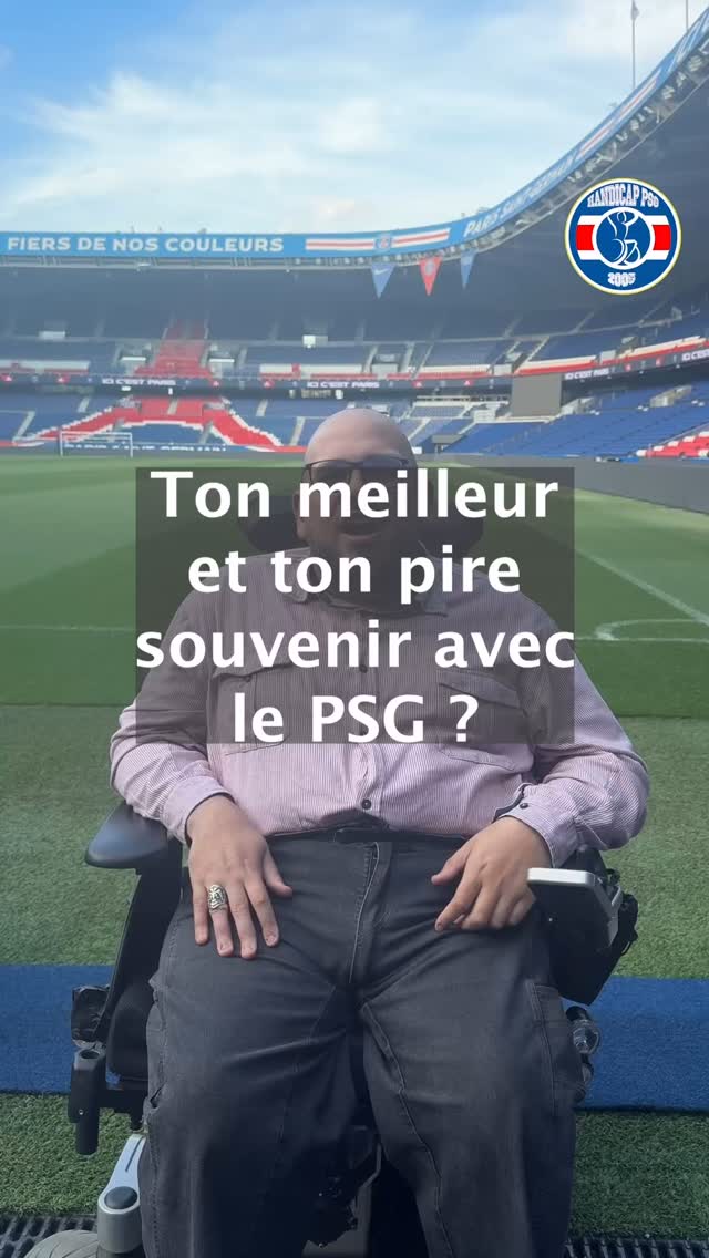 Les déplacements avec notre association #handicappsg #psg #faq #parcdesprinces @omaralt14