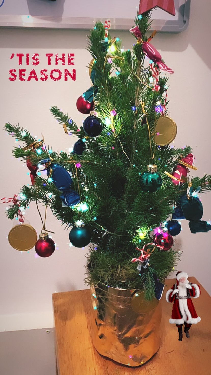 The office Christmas tree is up! Big thanks to my husband’s office who sent out mini trees and decs to all their employees, our home office is now benefitting from some festive cheer!
Hopefully we will keep it alive long enough to plant it in the garden come January!
#christmastree #officechristmasdecorations #workingfromhome #festivevibes #minichristmastree