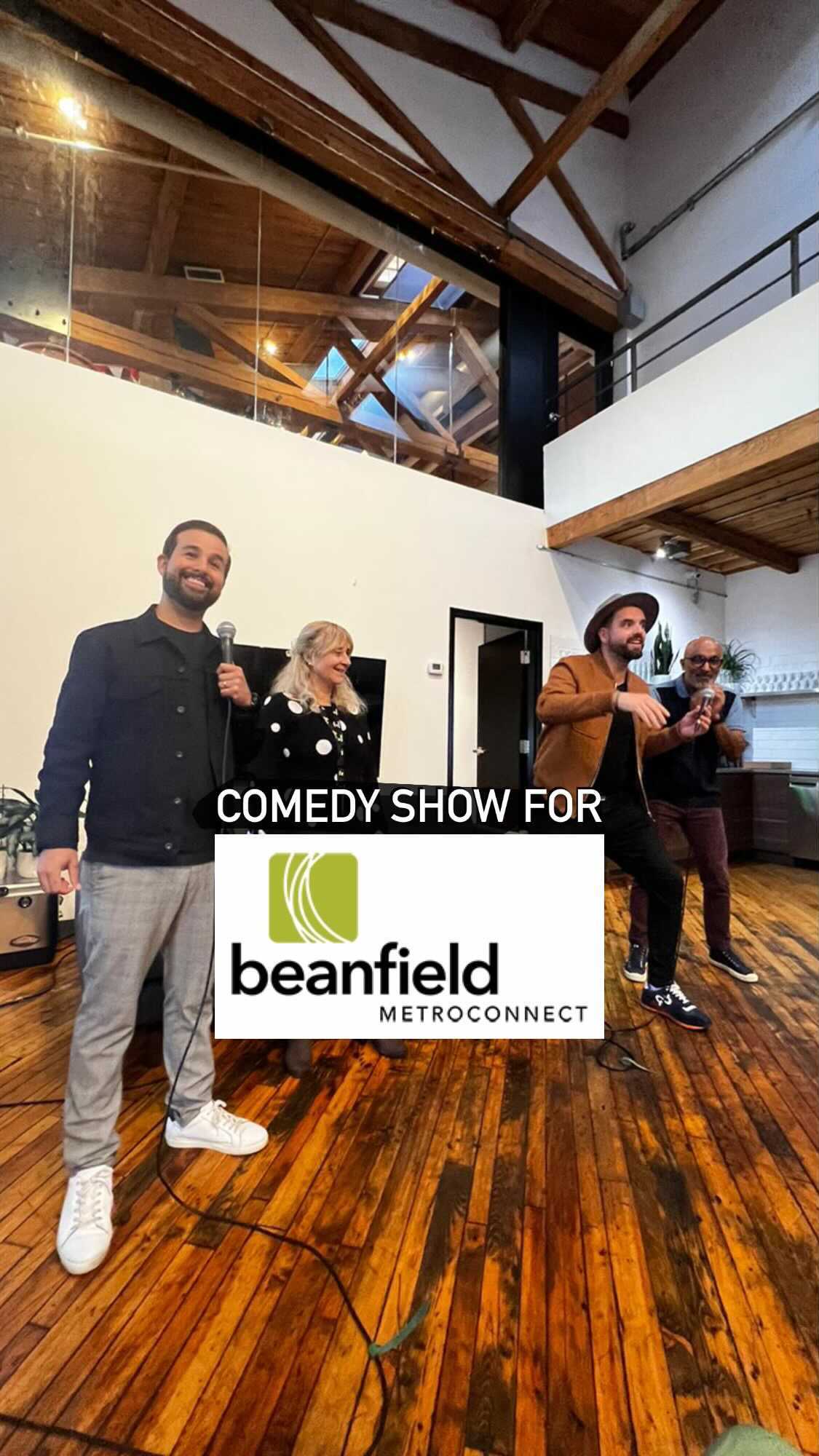 What a cool Corporate Comedy Show we did for @beanfieldmetroconnect !!! Thanks for having us over to celebrate the Hispanic Heritage Month 🙌
.
DM/Message us if you want to bring us to your company!
.
#corporateevents #corporateshow #show #comedy #company #hispanicheritagemonth #laughs #standupcomedy #improv #toronto